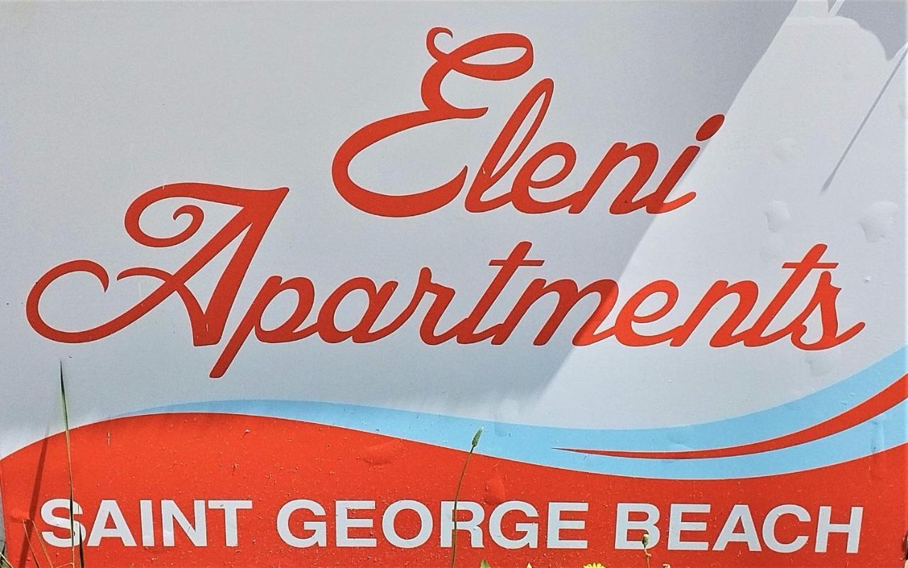 Eleni Apartments Sant George Beach Ájosz Jeórjosz Kültér fotó